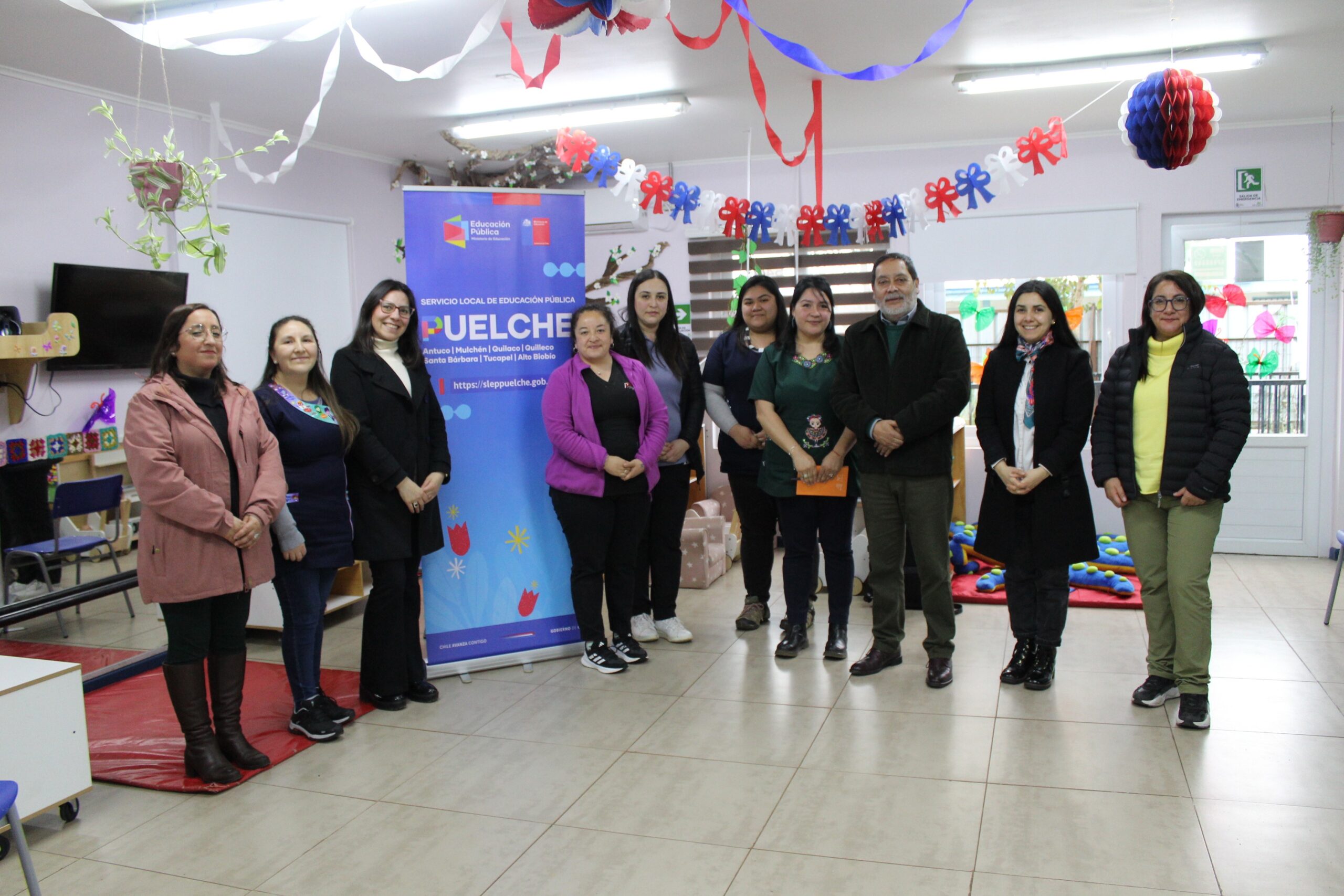 SLEP Puelche sostiene encuentro con funcionarias de la Sala Cuna Semillitas del Futuro de Quilaco