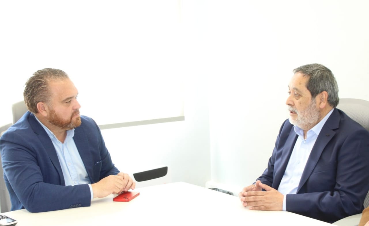 Visita protocolar del Director Ejecutivo del SLEP de Puelche al Gobernador Regional del Biobío